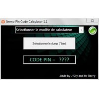 Immo PIN Code Calculator Service PSA Peugeot Citroen