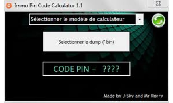 Immo PIN Code Calculator Service PSA Peugeot Citroen